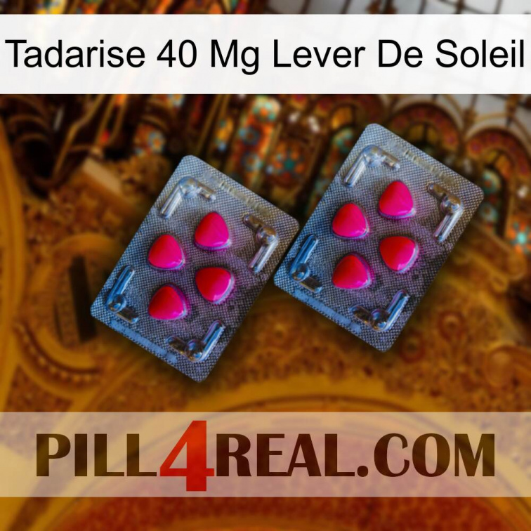Tadarise 40 Mg Sunrise 14